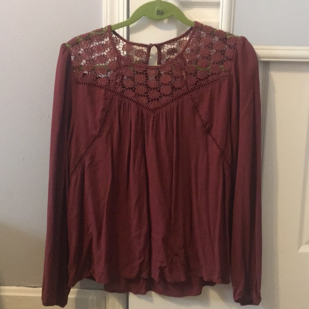 Long sleeve blouse